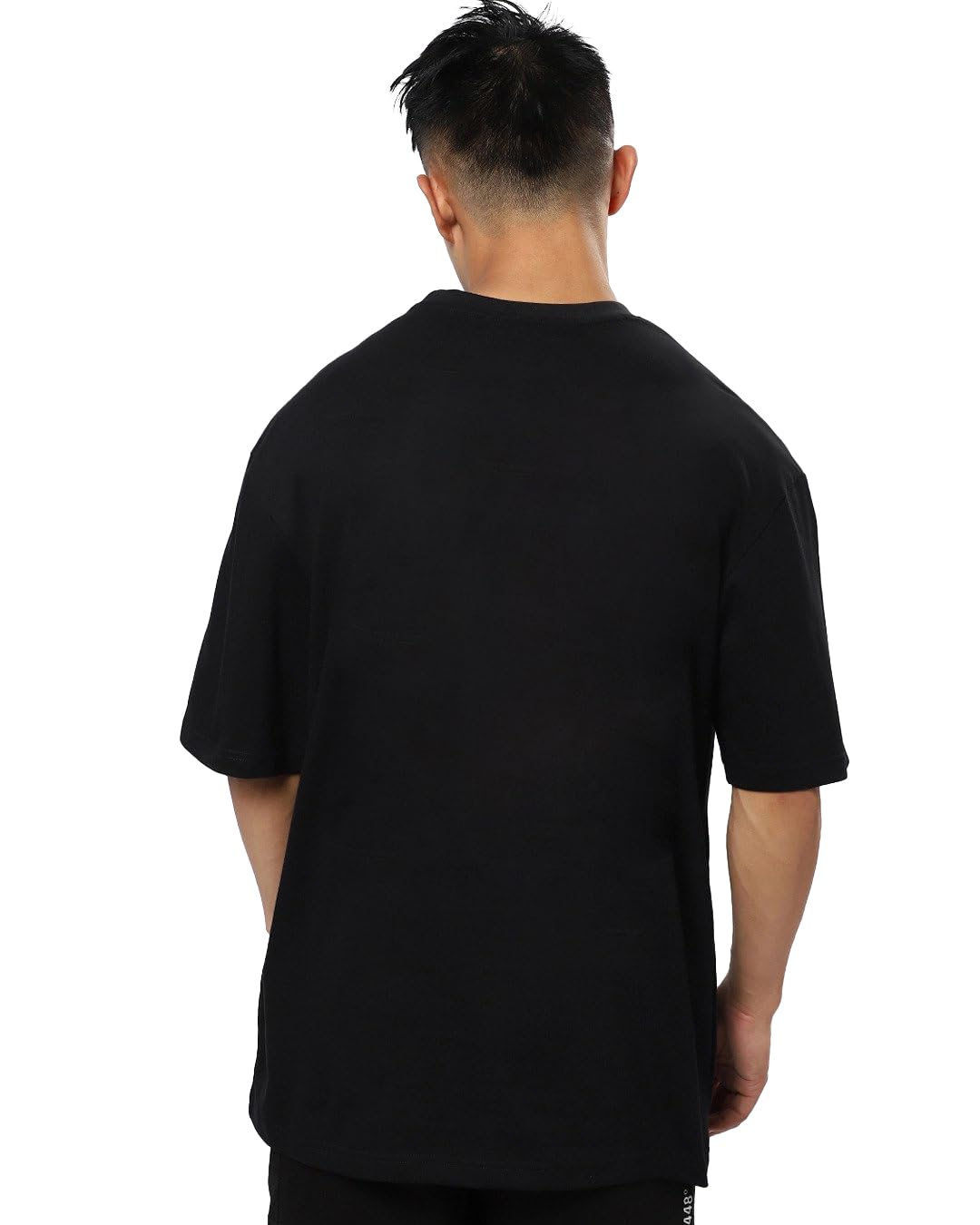 fanideaz Mens Oversized Printed Half Sleeve Branded Cotton T-Shirt for Mens || Back Printed t Shirts for Men || Oversized t Shirts for Men